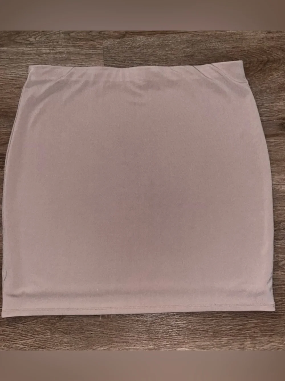 NWOT Leith Mini Bodycon Skirt Beige Size L - Picture 3 of 8